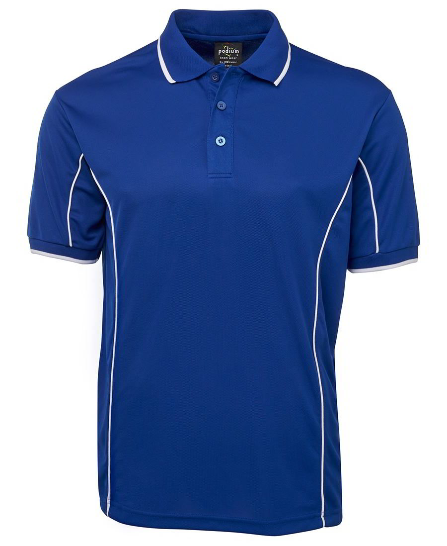 Royal White Piping Polo shirt