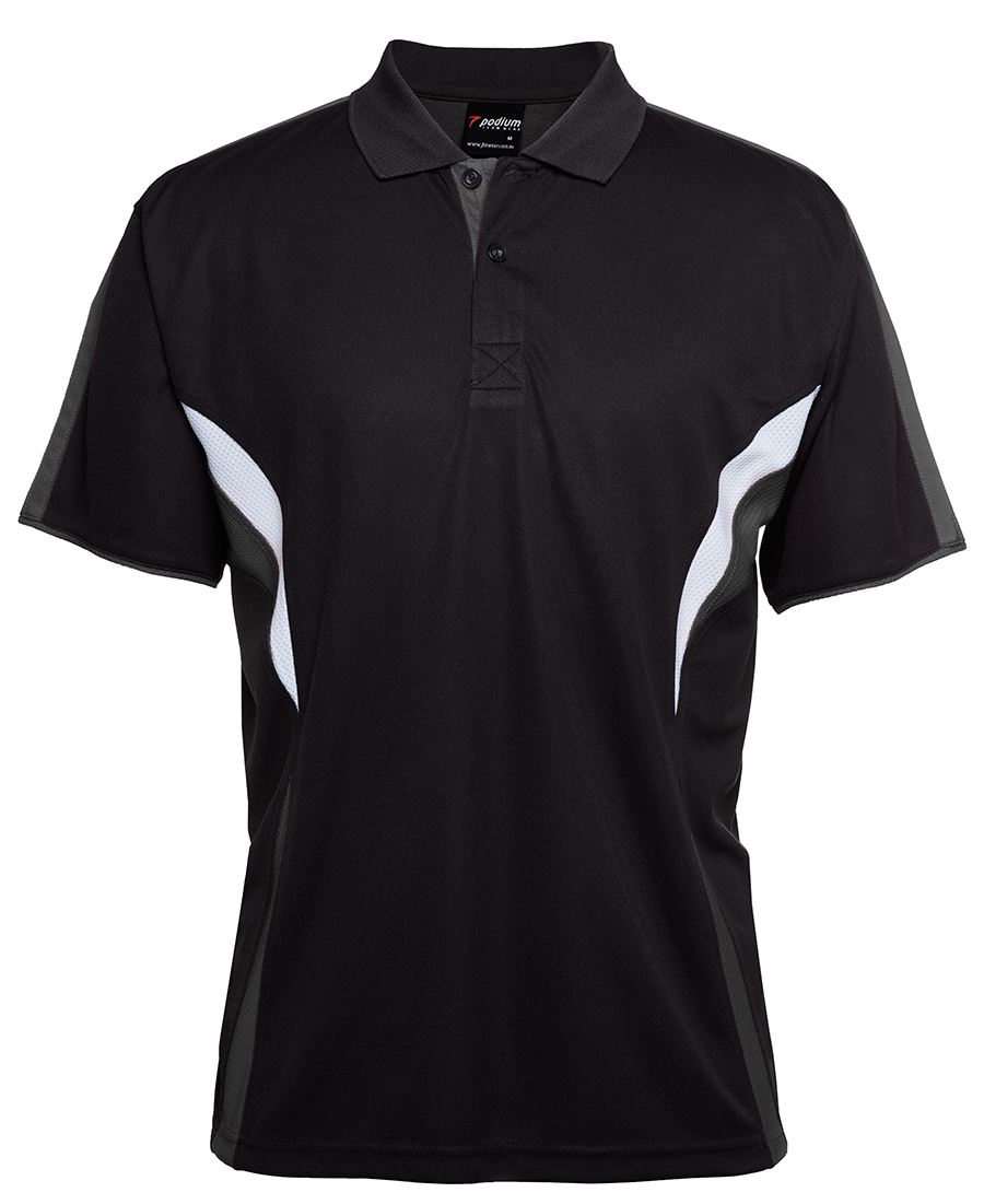 JBs Cool Polo shirt Black White Grey