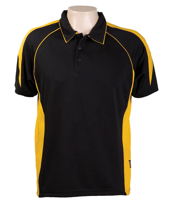 Black Gold334 Olympikool Polo shirts, Cool dry, breathable, light weight, Mens, Ladies, Kids