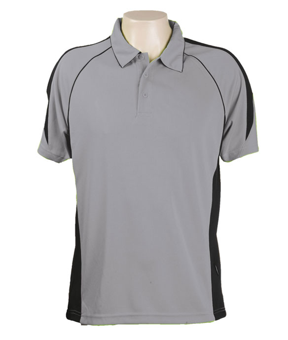 Ashe / Black Olympikool Polo shirts, Cool dry, breathable, light weight, Mens, Ladies, Kids