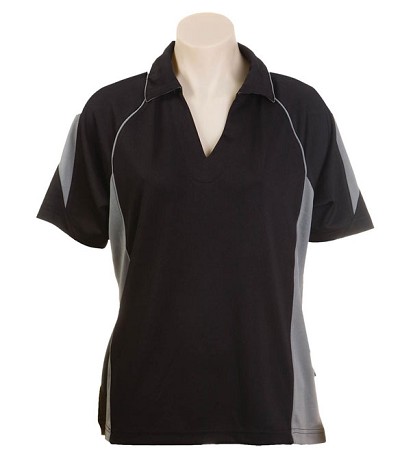 Black Ashe 334 Olympikool Polo shirts, Cool dry, breathable, light weight, Mens, Ladies, Kidspolo shirt 100% kooldri