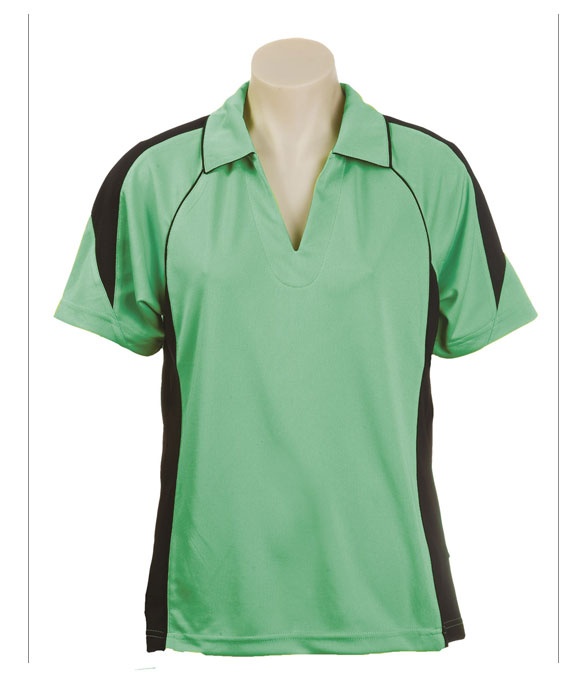 aPPLE bLACK 334 Olympikool Polo shirts, Cool dry, breathable, light weight, Mens, Ladies, Kids