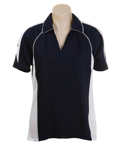 Navy / White 334 Olympikool Polo shirts, Cool dry, breathable, light weight, Mens, Ladies, KidsDescription of photo here