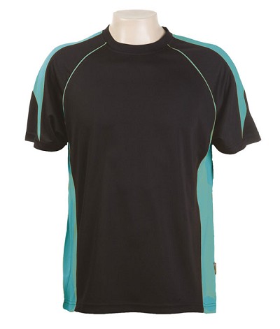 Black Teal Olympikool T-shirts, Cool dry, breathable, light weight, Mens, Ladies,