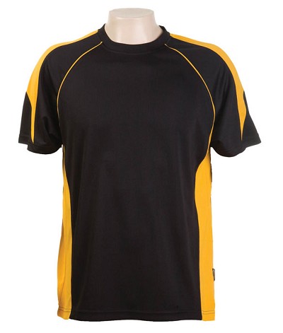 Black Gold, Olympikool T-shirts, Cool dry, breathable, light weight, Mens, Ladies,