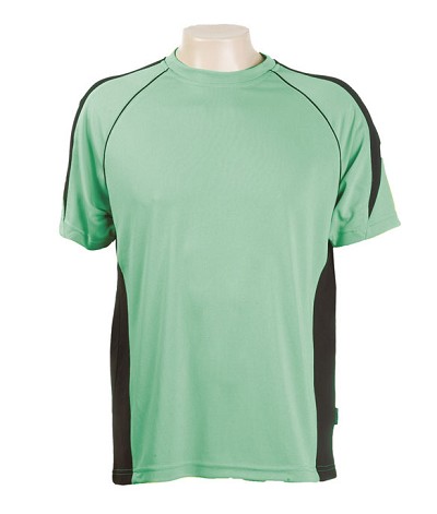 Emerald / Black Olympikool TEE, Cool dry, breathable, light weight, Mens, Ladies,