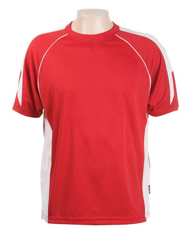 Red / White Olympikool tees, Cool dry, breathable, light weight, Mens, Ladies