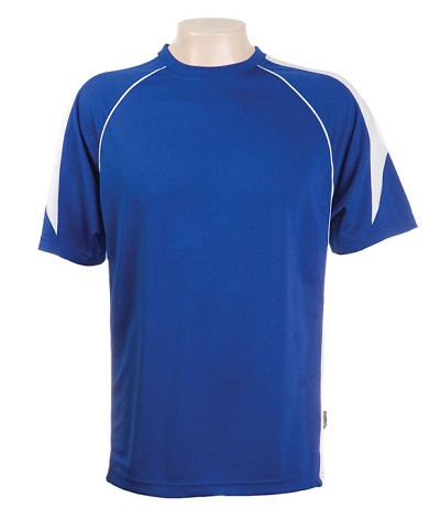 Royal / White Olympikool T-shirt, Cool dry, breathable, light weight, Mens, Ladies,