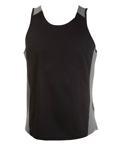 Black Ashe Olympikool Singlets, Cool dry, breathable, light weight, Mens, Ladies, 