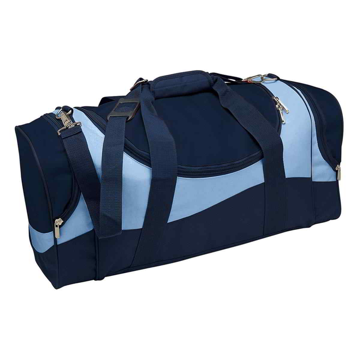 Navy/ Powder Blue Sunset Sports Bag B160