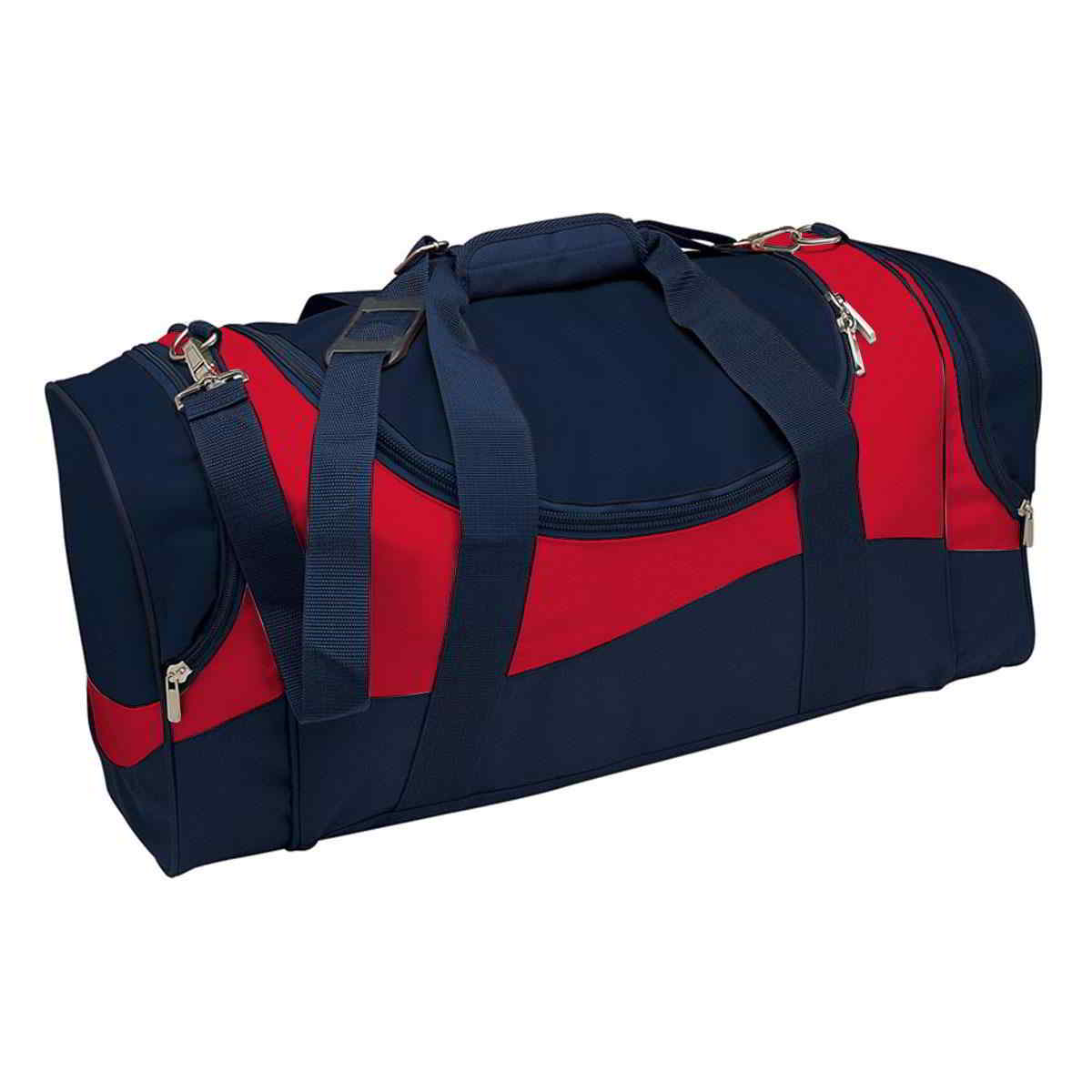 Navy/ Red / Navy  Sunset Sports Bag B160