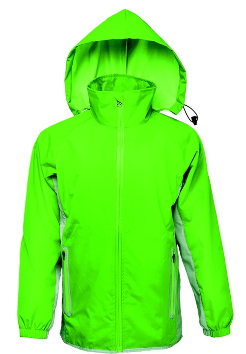 Reflective Wet weather Jacket Lime / Silver