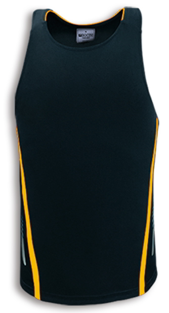 black gold breezeway singlet