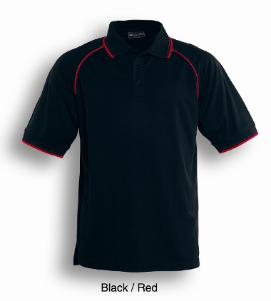 Black / Red Breezeway Polo shirt