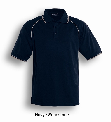 Navy / Sandstone Breezeway Polo shirt