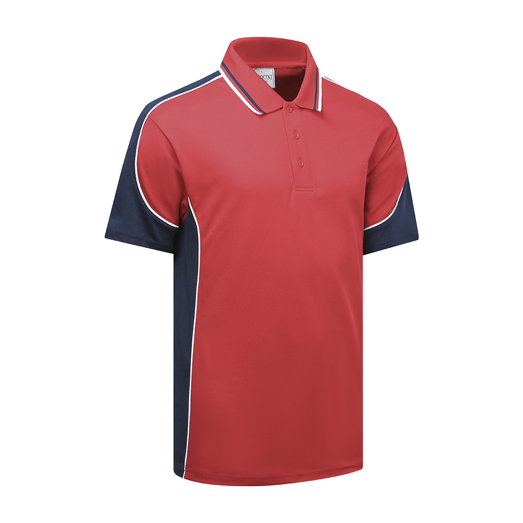 Red / Navy / White Vertex Polo shirt