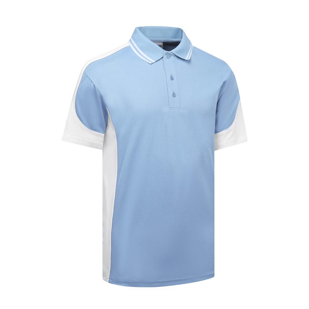 Sky / White CP2405 Vertex Polo shirt