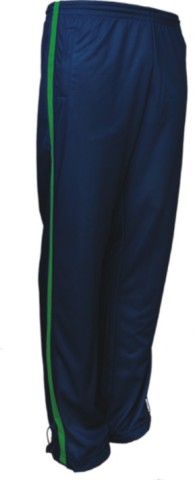 Navy / Lime Track pants