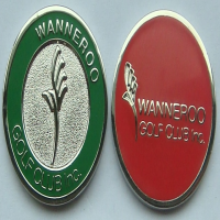 Click to Enlarge -  CUSTOM LOGO DOUBLE SIDED BALL MARKER Walkerden Golf Australia