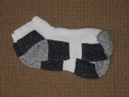 Click to Enlarge - Footlets / Socks, Mens .. MENS LOW CUT SOCKS - SUPER CUSHION FOOT Walkerden Golf Australia