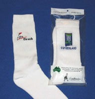 Click to Enlarge - Footlets / Socks, Custo.. CREW SOX WITH JACQUARD LOGO Walkerden Golf Australia