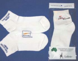 Click to Enlarge - Footlets / Socks, Custo.. LADIES FOOTLET WITH LOGO Walkerden Golf Australia